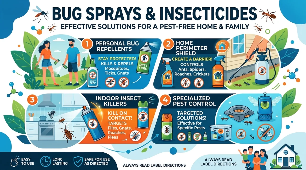 Bug Sprays & Insecticides Bug Sprays & Insecticides