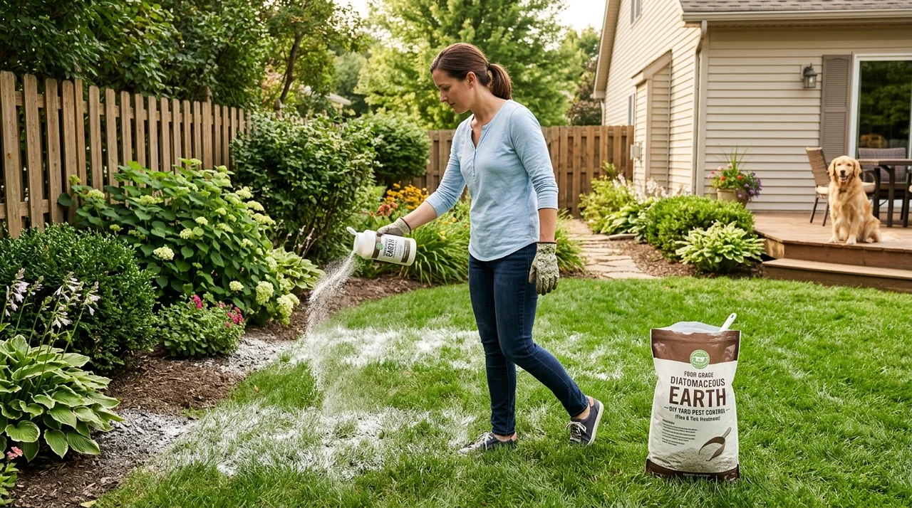 DIY Flea Yard Treatment