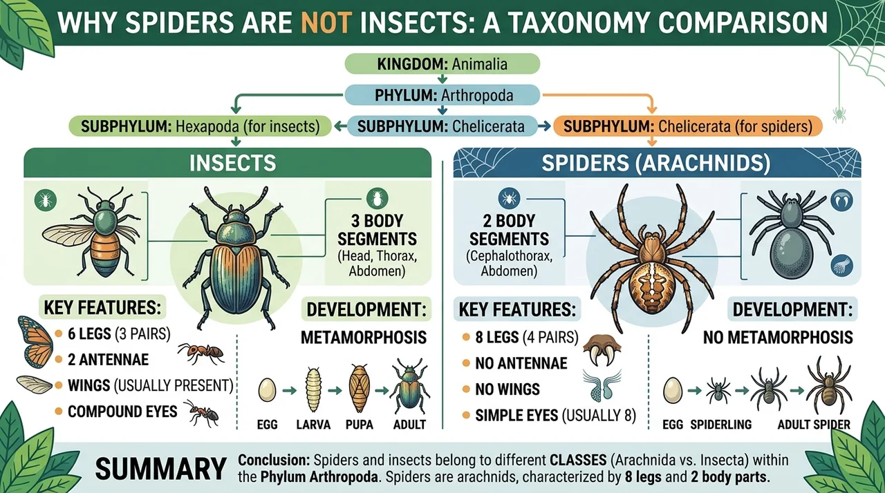Are spiders insect? Are spiders insect?