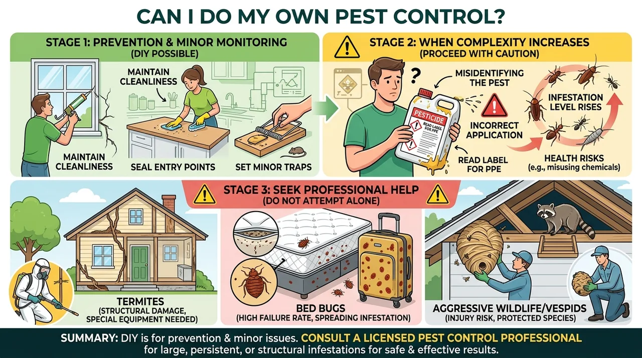 Can i do my own pest control? Can i do my own pest control?