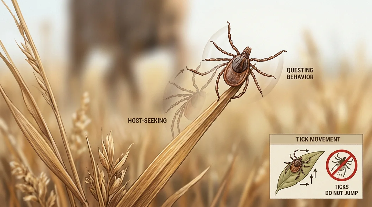 Can ticks jump? Can ticks jump?
