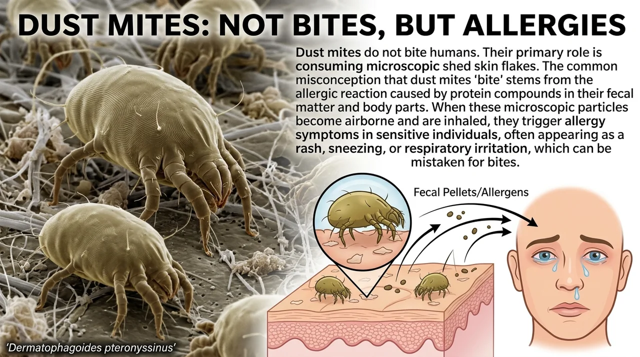 Do dust mites bites? Do dust mites bites?