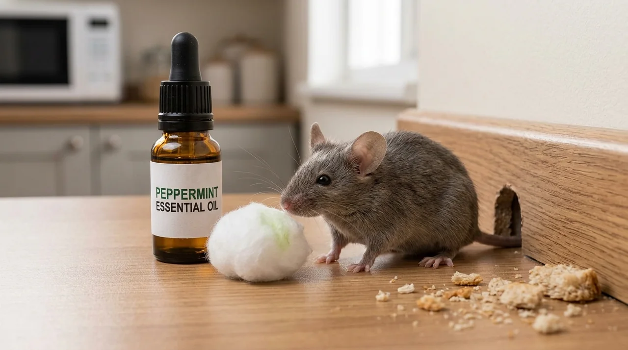 Do peppermint oil get rid of mice?