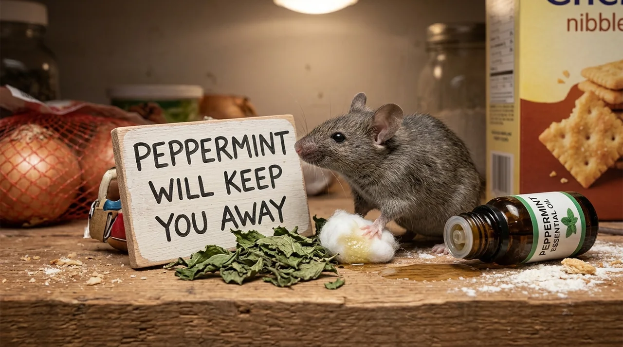 Does peppermint get rid of mice?