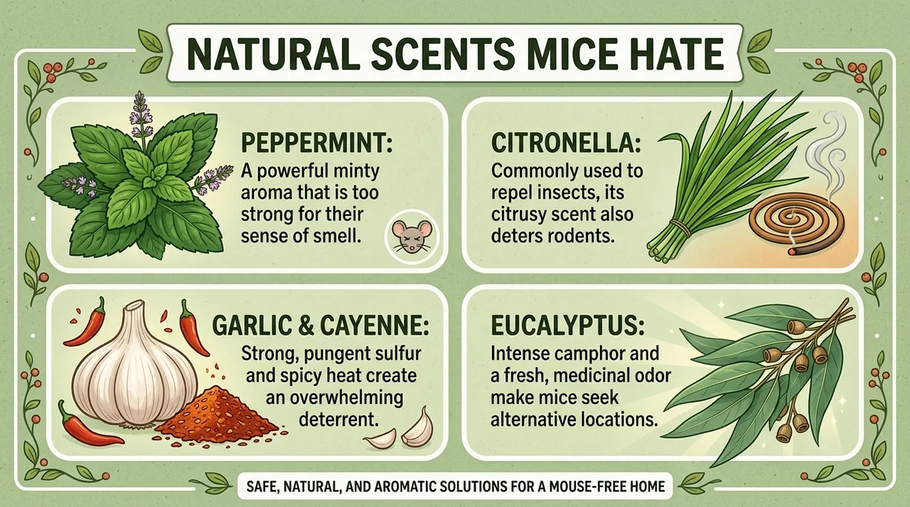 What scent do mice hate? What scent do mice hate?