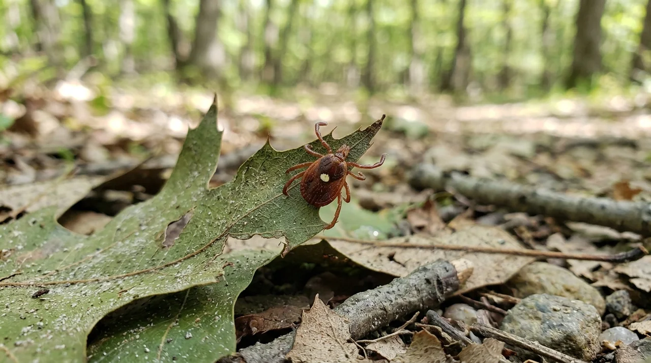 Where are lone star ticks found?