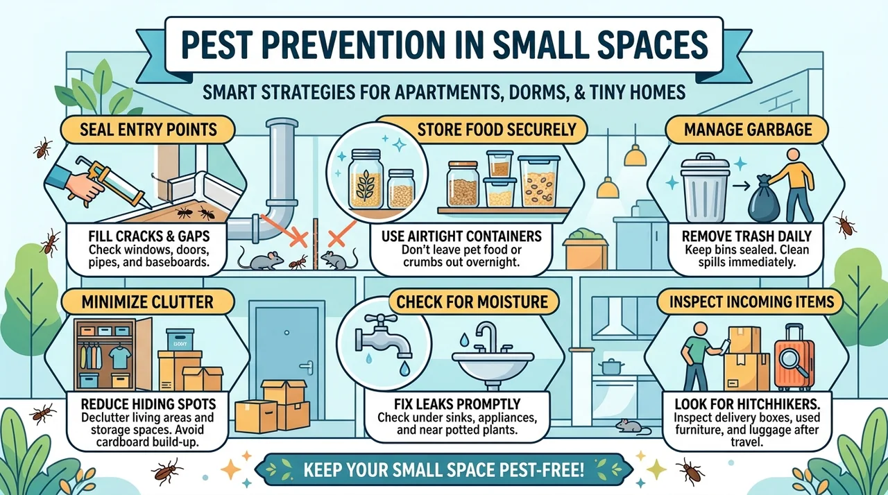 Pest Prevention in Small Spaces