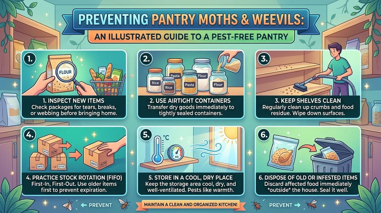 Preventing Pantry Moths & Weevils Preventing Pantry Moths & Weevils