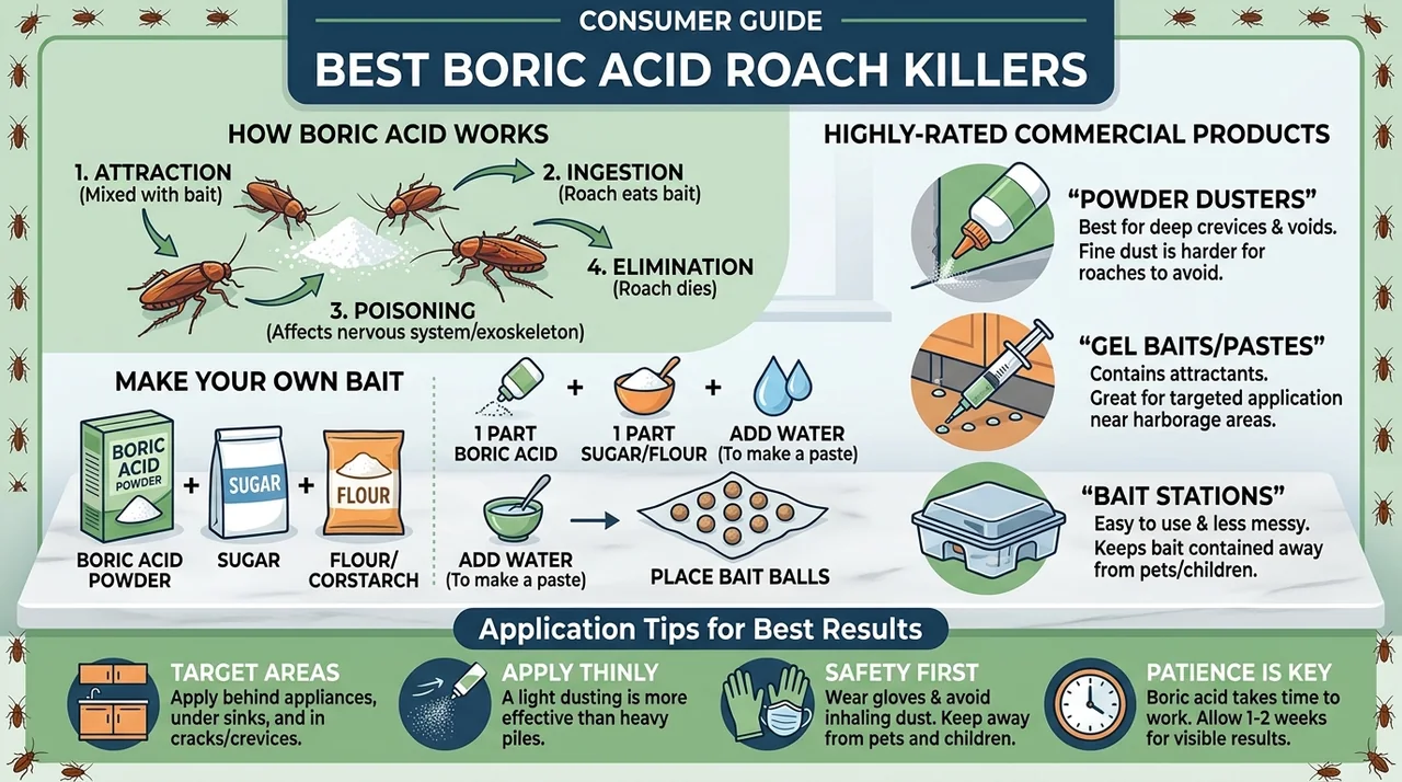 Best Boric Acid Roach Killers