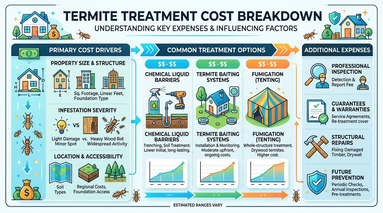 Termite Treatment Cost Breakdown Termite Treatment Cost Breakdown